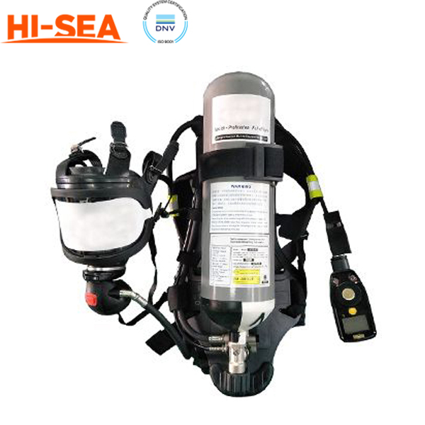 SOLAS approved SCBA with Electronic Audible and Visual Alarm